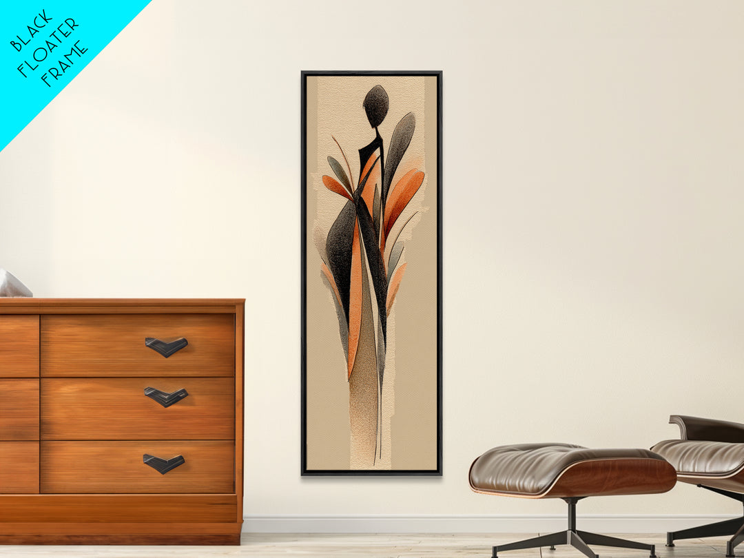 Cycling Figure in Bold Speed Lines Framed Canvas Print, Fitness Studio Art, Contemporary Art, Gym Decor, Fine Art, Motion, FSA-1x3-92