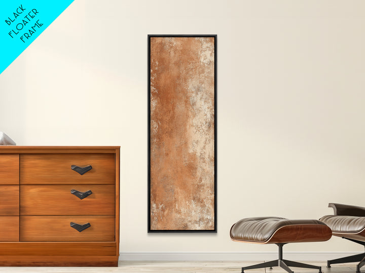 Warm Terracotta Shapes Canvas Print, Guest Bedroom Art, Bedroom Wall Art, Bedroom Decor, Abstract Art, Guest, Neutral Decor, GBA-1x3-10
