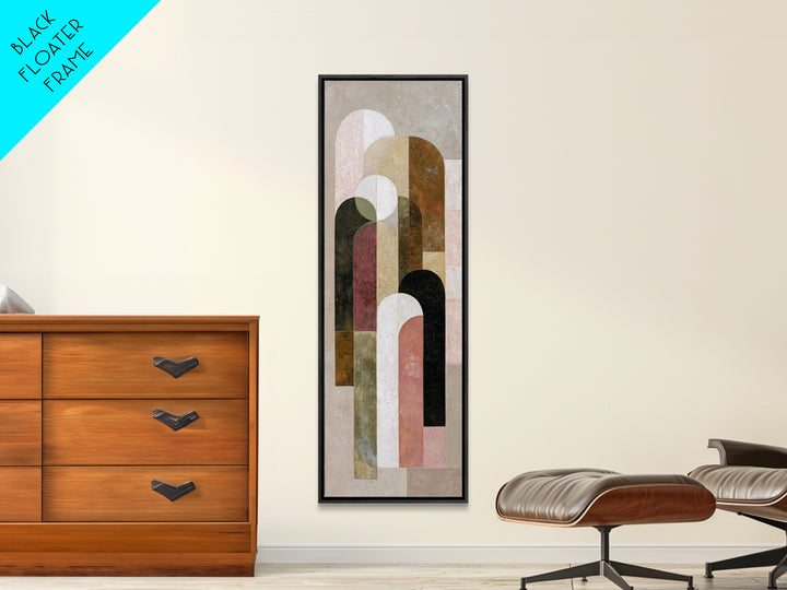 Warm Abstract Arches Framed Canvas Print, Guest Bedroom Art, Home Decor, Bedroom Decor, Fine Art, Guest, Printable Art, GBA-1x3-15