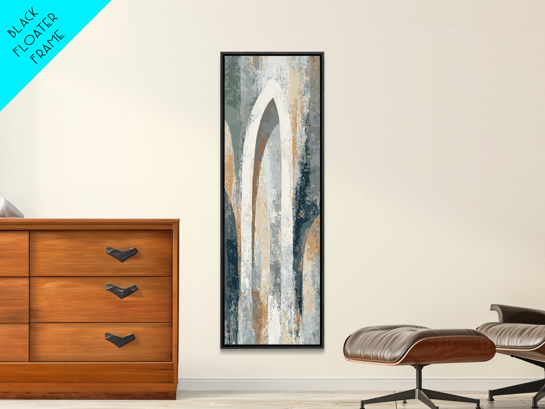 Warm Abstract Arches Canvas Print, Guest Bedroom Art, Home, Bedroom Decor, Guest, Bedroom Wall Art, Bedroom Wall Decor, GBA-1x3-39