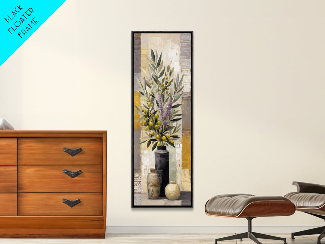 Olive Branch Still Life Canvas Print, Guest Bedroom Art, Art Print, Bedroom Decor, Fine Art, Guest, Home, Printable Wall Art, GBA-1x3-77