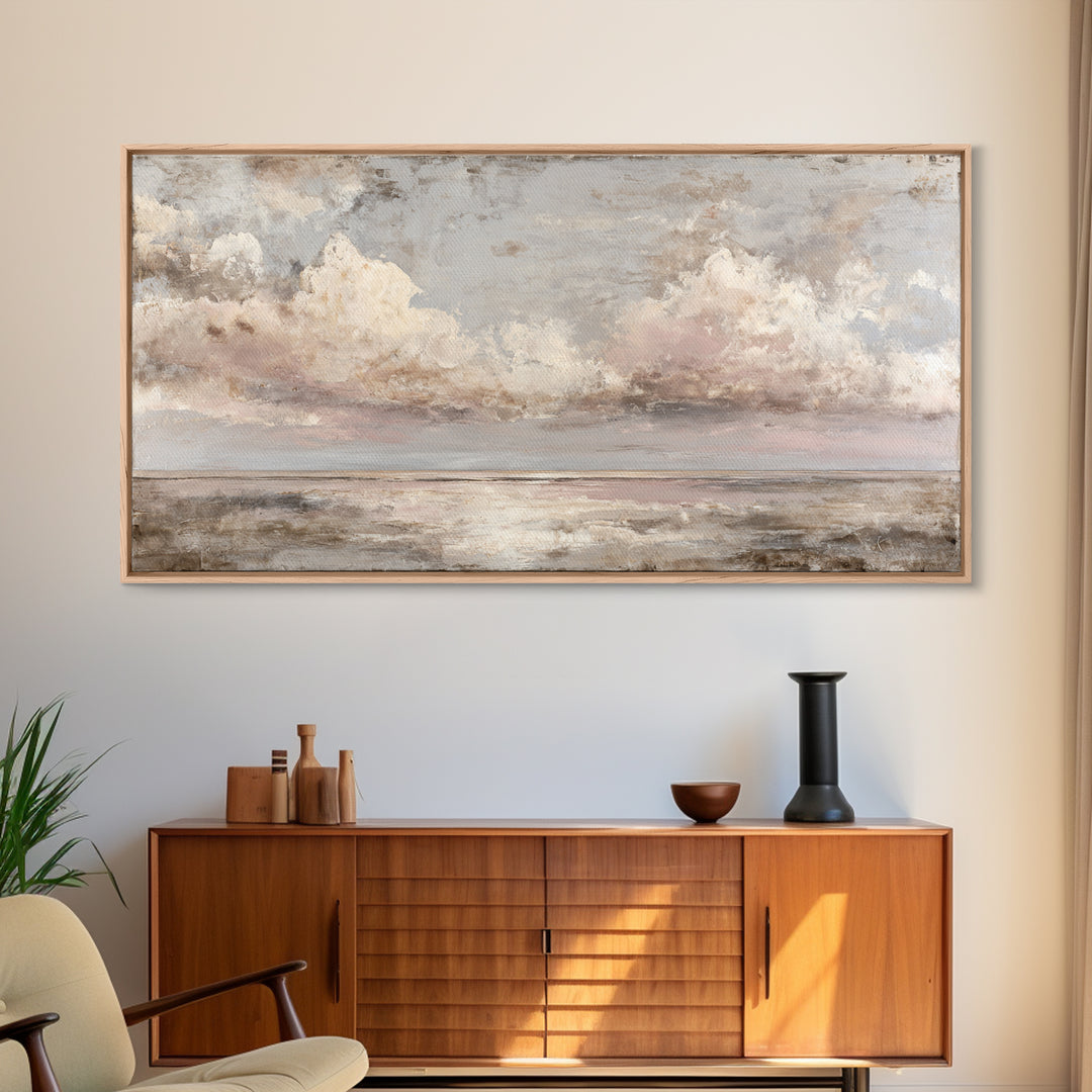 Abstract Woven Texture Framed Canvas Print, Guest Bedroom Art, Art Print, Bedroom Decor, Abstract Art, Guest, Home, GBA-2x1-10