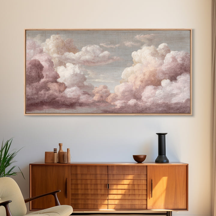 Abstract Woven Texture Framed Canvas Print, Guest Bedroom Art, Art Print, Bedroom Decor, Abstract Art, Guest, Home, GBA-2x1-34