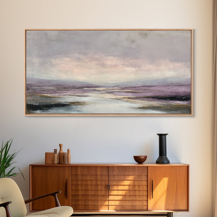 Minimal Moon and Stars Composition Canvas Print, Guest Bedroom Art, Wall Art, Bedroom Decor, Watercolor Art, Guest, GBA-2x1-36