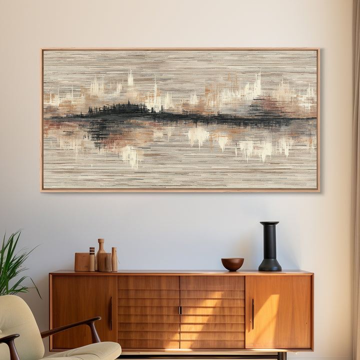 Abstract Woven Texture Canvas Print, Guest Bedroom Art, Wall Art, Bedroom Decor, Abstract Art, Guest, New Home Gift, GBA-2x1-58