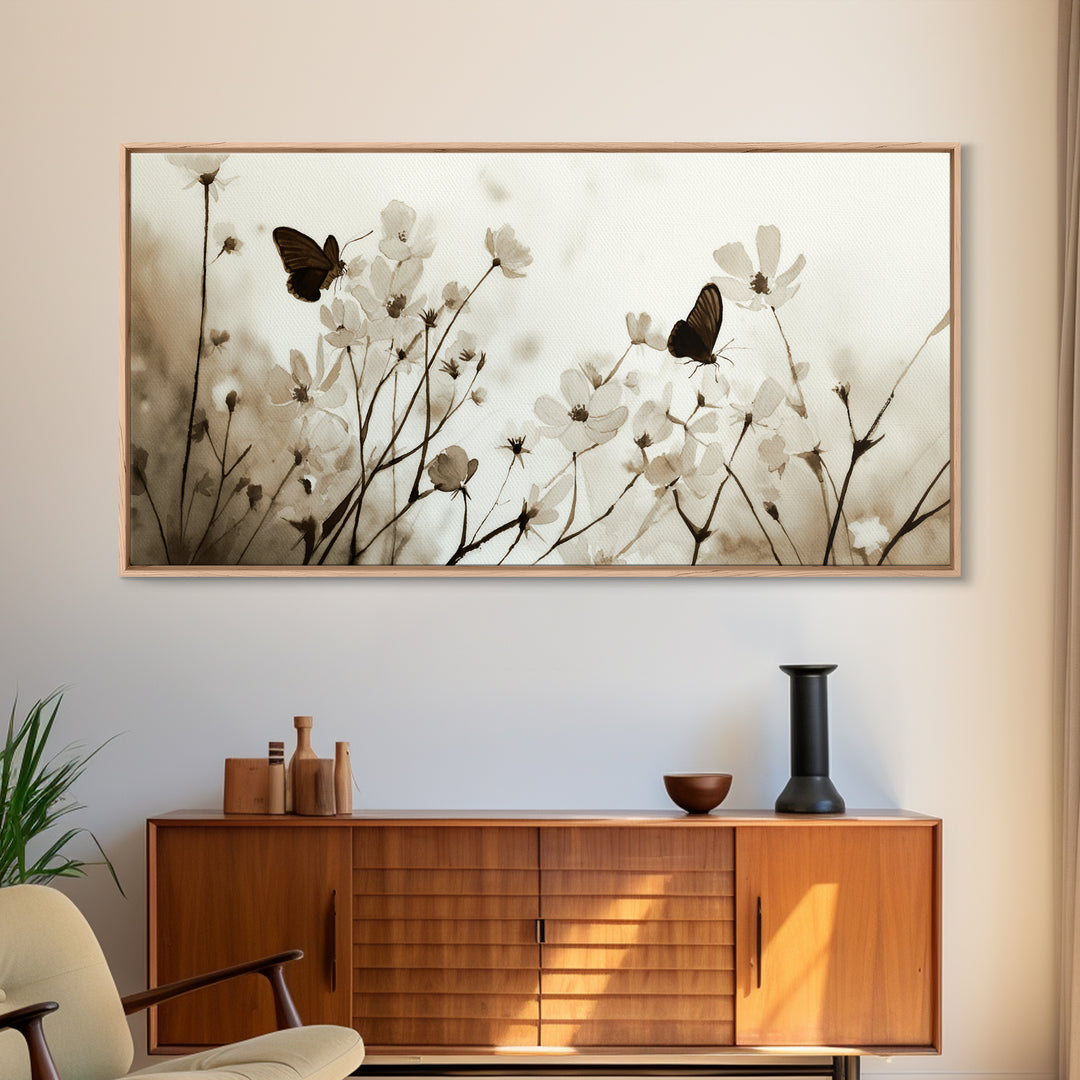 Olive Branch Still Life Framed Canvas Print, Guest Bedroom Art, Framed Wall Art, Bedroom Decor, Guest, Farmhouse Wall Decor, GBA-2x1-85