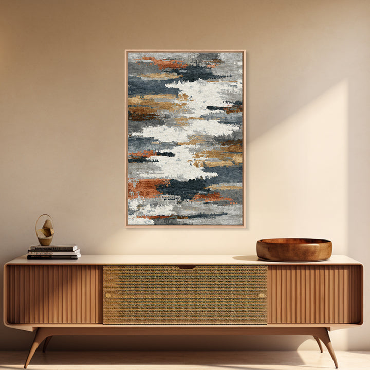 Abstract Woven Texture Canvas Print, Guest Bedroom Art, Poster, Bedroom Decor, Guest, Farmhouse Decor, Living Room Decor, GBA-2x3-70