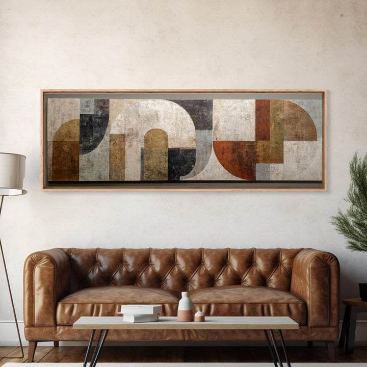 Warm Abstract Arches Canvas Print, Guest Bedroom Art, Statement Artwork, Bedroom Decor, Abstract Art, Guest, Wall Decor, GBA-3x1-19