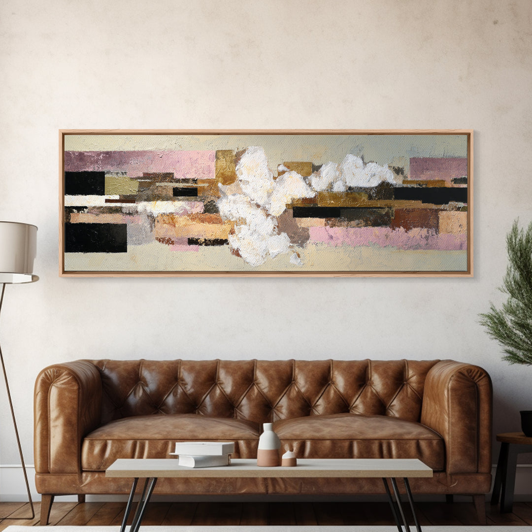 Abstract Woven Texture Canvas Print, Guest Bedroom Art, Wall Art, Bedroom Decor, Abstract Art, Guest, New Home Gift, GBA-3x1-30
