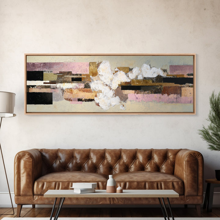 Abstract Woven Texture Canvas Print, Guest Bedroom Art, Wall Art, Bedroom Decor, Abstract Art, Guest, New Home Gift, GBA-3x1-30