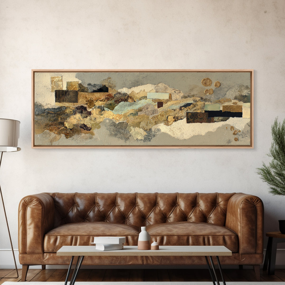 Abstract Woven Texture Canvas Print, Guest Bedroom Art, Cat Wall Art, Bedroom Decor, Abstract Art, Guest, Fine Art Print, GBA-3x1-6