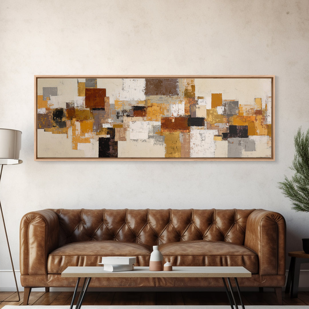Abstract Woven Texture Canvas Print, Guest Bedroom Art, Poster, Bedroom Decor, Guest, Farmhouse Decor, Living Room Decor, GBA-3x1-78