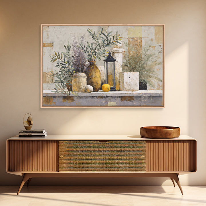 Olive Branch Still Life Canvas Print, Guest Bedroom Art, Set of 3 Wall Art, Bedroom Decor, Fine Art, Guest, Bedroom Prints, GBA-3x2-21