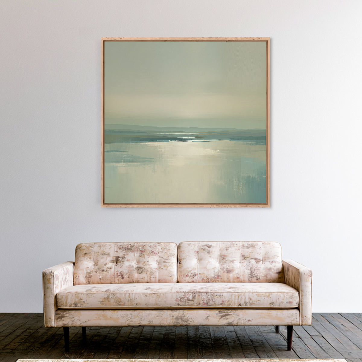 Quiet Abstract Landscape Canvas Print, General Fine Art, Room Decor, Living Room Decor, Fine Art, Digital Prints, GEN-1x1-25