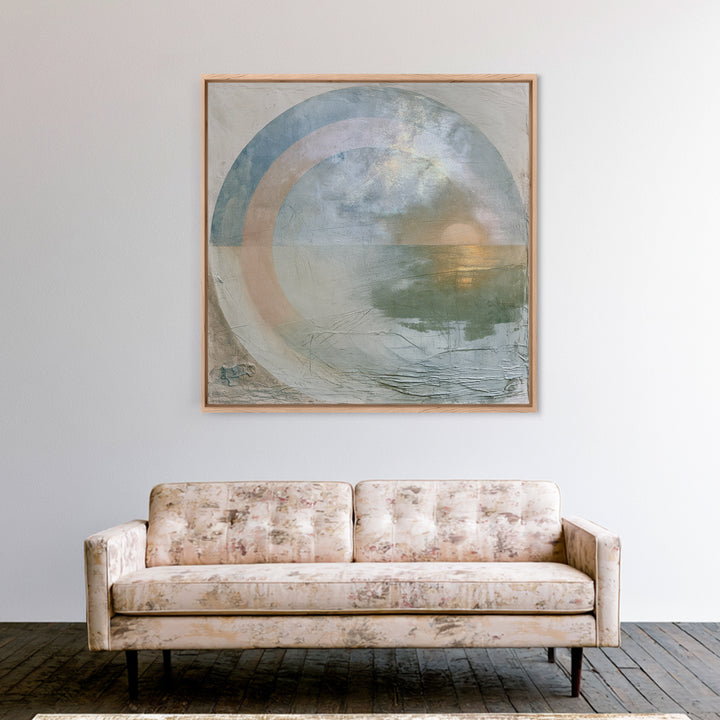 Monochrome Architectural Arch Composition Canvas Print, General Fine Art, Large Wall Art, Living Room Decor, Fine Art, GEN-1x1-60