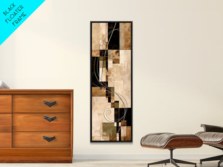 Earthy Plaster Texture Abstract Canvas Print, General Fine Art, Canvas, Living Room Decor, Abstract Art, Canvas Art, GEN-1x3-27