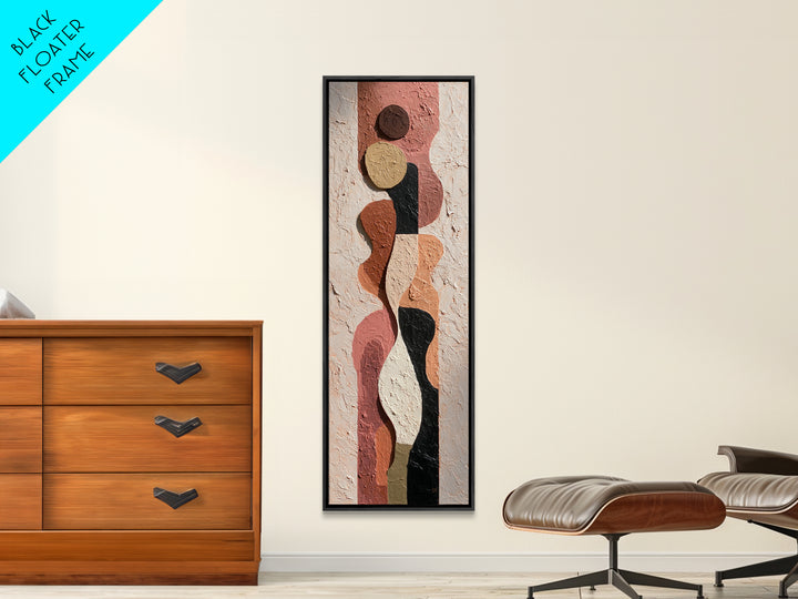Warm Terracotta Abstract Canvas Print, General Fine Art, Wall Art, Living Room Decor, Abstract Art, Printable, GEN-1x3-90