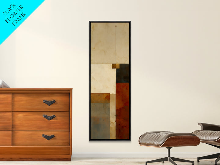 Modern Geometric Composition Canvas Print, General Fine Art, Room Decor, Living Room Decor, Abstract Art, Digital Prints, GEN-1x3-94