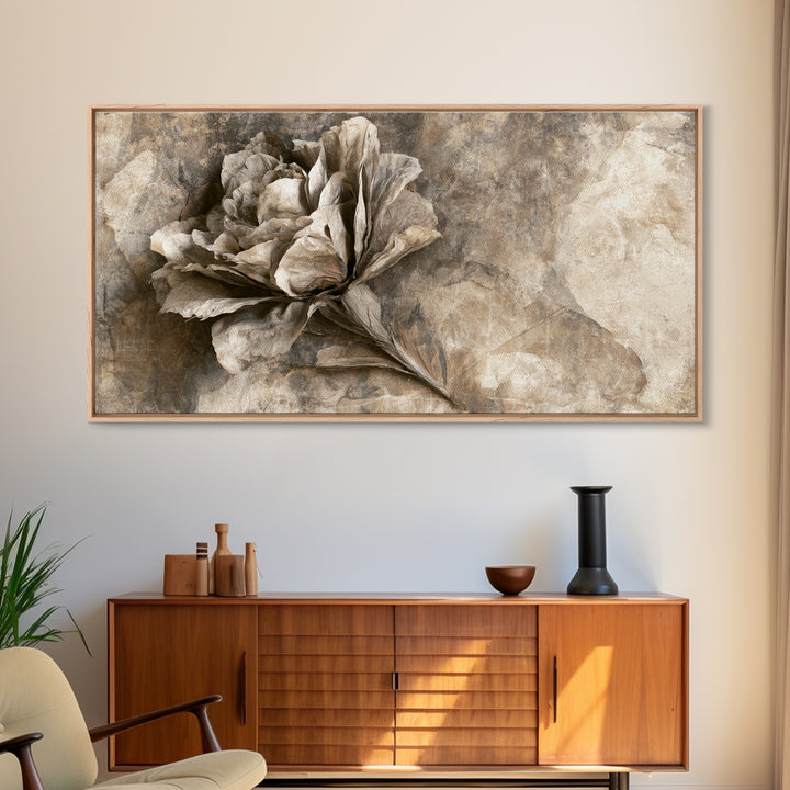 Minimal Birds in Flight over an Open Framed Canvas Print, General Fine Art, Room Decor, Living Room Decor, Fine Art, GEN-2x1-42