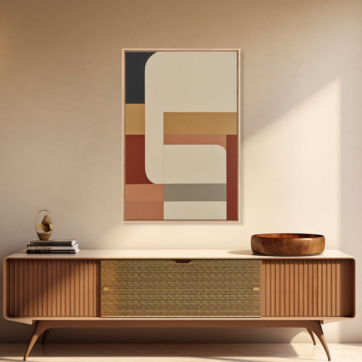 Modern Geometric Composition Canvas Print, General Fine Art, Decor, Living Room Decor, Fine Art, Digital Wall Art, GEN-2x3-66