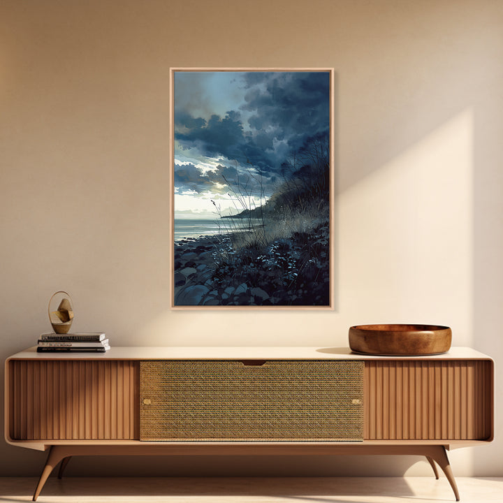 Quiet Abstract Landscape Canvas Print, General Fine Art, Art Deco, Living Room Decor, Fine Art, Fine Art Print, GEN-2x3-81