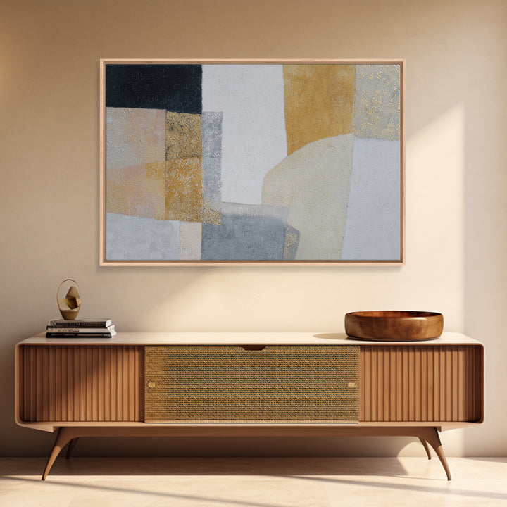 Earthy Plaster Texture Abstract Canvas Print, General Fine Art, Print, Living Room Decor, Abstract Art, Art Deco, GEN-3x2-67