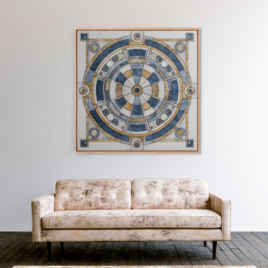 Dartboard Bullseye with Dynamic Motion Framed Canvas Print, Game Room Art, Modern Decor, Game Room Decor, Fine Art, Play, GRA-1x1-80