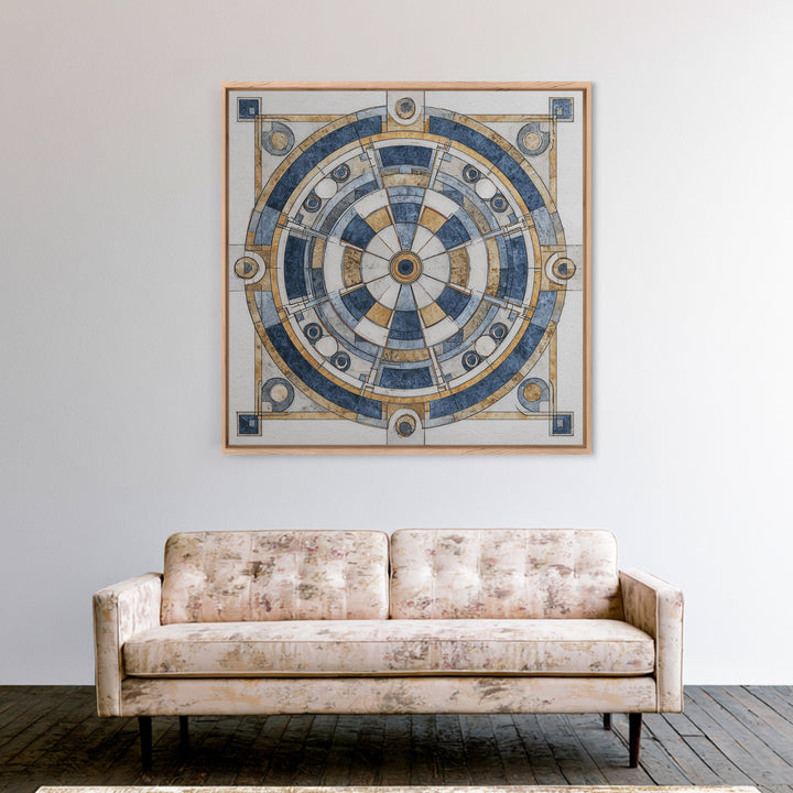 Dartboard Bullseye with Dynamic Motion Framed Canvas Print, Game Room Art, Modern Decor, Game Room Decor, Fine Art, Play, GRA-1x1-80