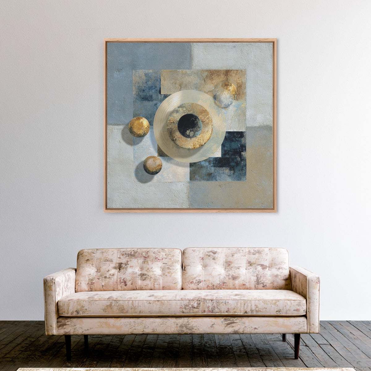 Air Hockey Puck Canvas Print, Game Room Art, Kids Room Wall Art, Game Room Decor, Fine Art, Play, Textured Painting, GRA-1x1-90