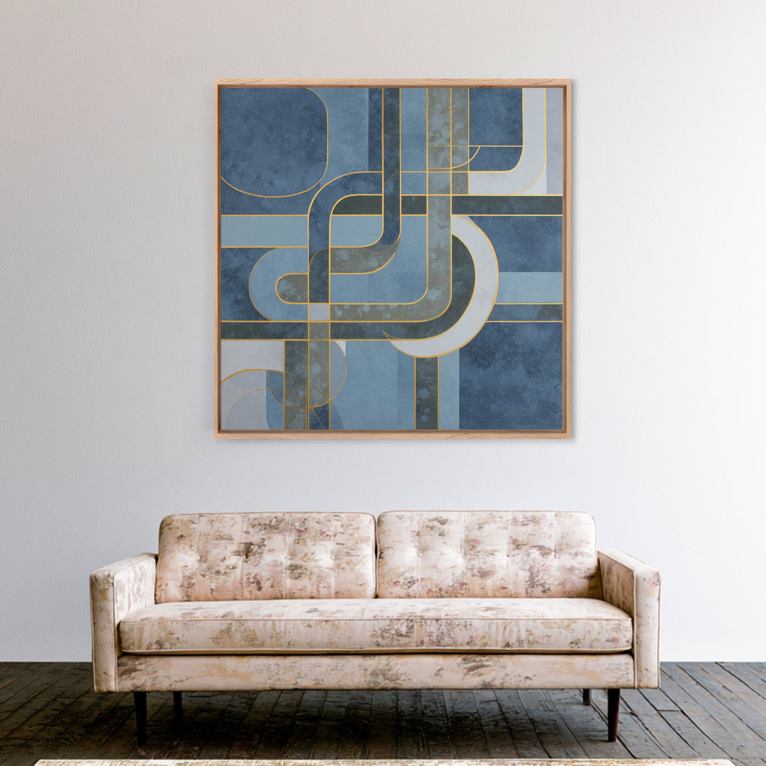 Controller Cable Forming a Playful Line Drawing Canvas Print, Game Room Art, Neutral Decor, Game Room Decor, Abstract Art, Play, GRA-1x1-95