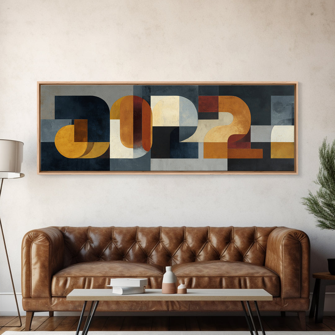 Scoreboard Numbers as Abstract Design Canvas Print, Game Room Art, Living Room Art, Game Room Decor, Play, Neutral Decor, GRA-3x1-16