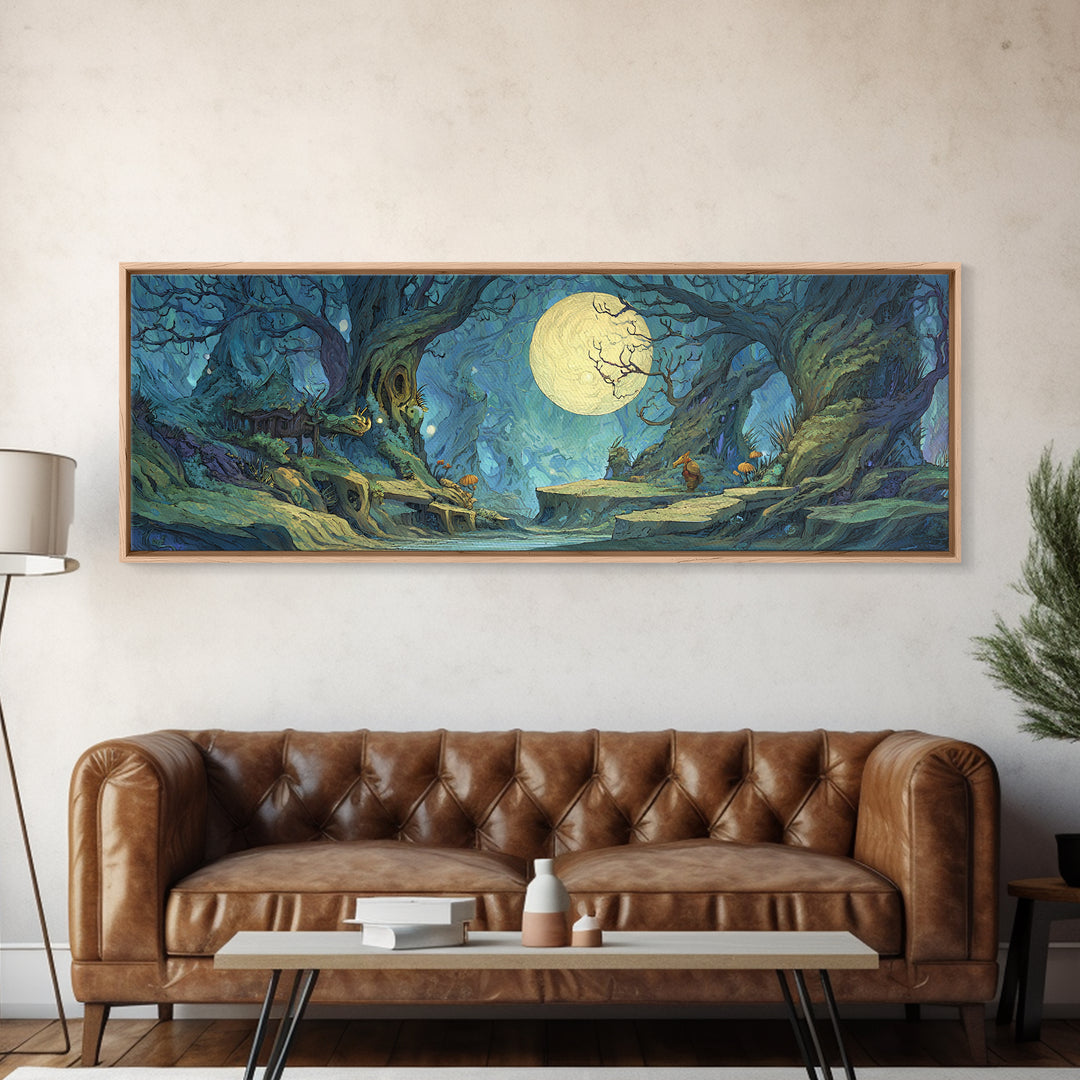 Fantasy Board Game Dragon Token Scene Canvas Print, Game Room Art, Living Room Decor, Game Room Decor, Fine Art, Play, GRA-3x1-75