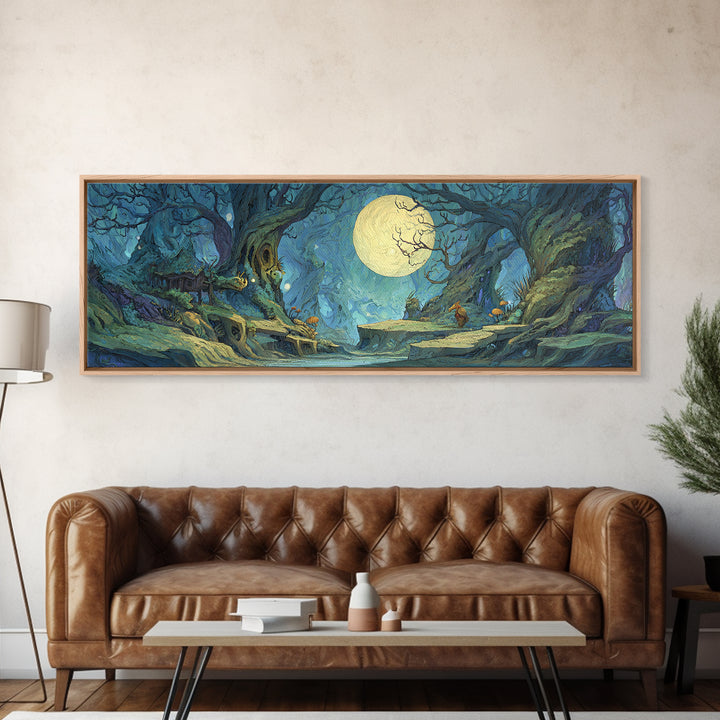 Fantasy Board Game Dragon Token Scene Canvas Print, Game Room Art, Living Room Decor, Game Room Decor, Fine Art, Play, GRA-3x1-75