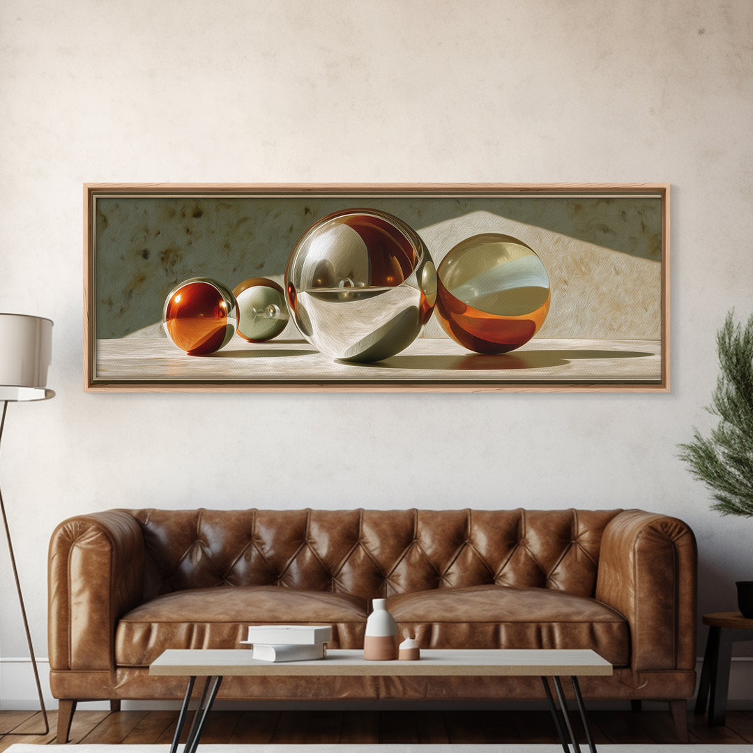 Pinball Silver Ball Canvas Print, Game Room Art, Playroom Wall Decor, Game Room Decor, Oil Painting, Play, Statement Artwork, GRA-3x1-85