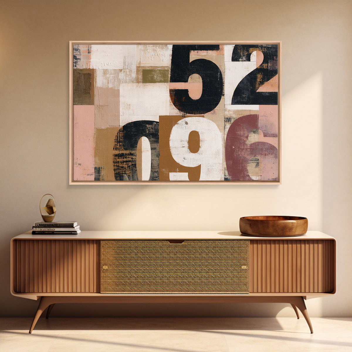 Scoreboard Numbers as Abstract Design Canvas Print, Game Room Art, Black Woman Art, Game Room Decor, Fine Art, Play, Retro Art, GRA-3x2-52