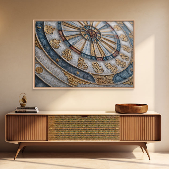 Dartboard Bullseye with Dynamic Motion Framed Canvas Print, Game Room Art, Whimsical Wall Art, Game Room Decor, Fine Art, Play, GRA-3x2-60