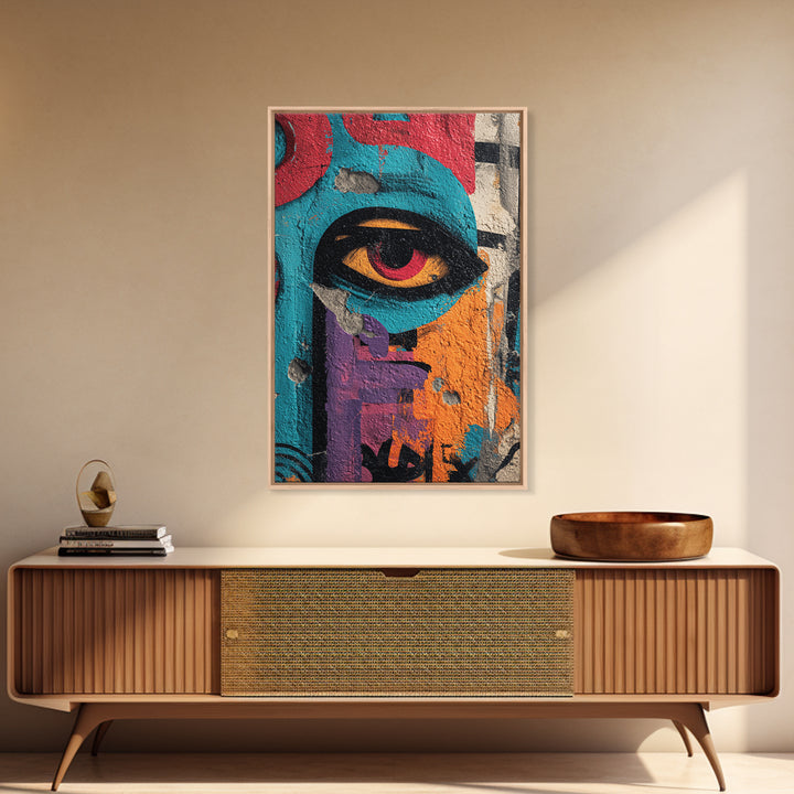 Wildstyle Arrows and Loops as Abstraction Canvas Print, Graffiti Art, Room Decor, Living Room Decor, Abstract Art, Street, GRF-2x3-23