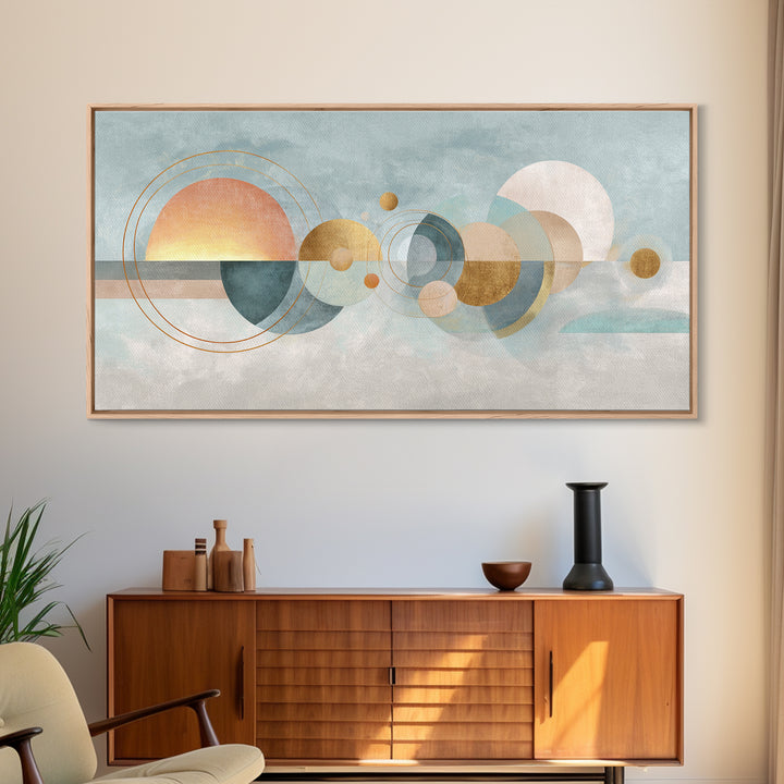 Jump Rope Motion Forming Circular Energy Lines Framed Canvas Print, Gym Art, Sports Poster, Gym Decor, Abstract Art, Strength, GYM-2x1-97