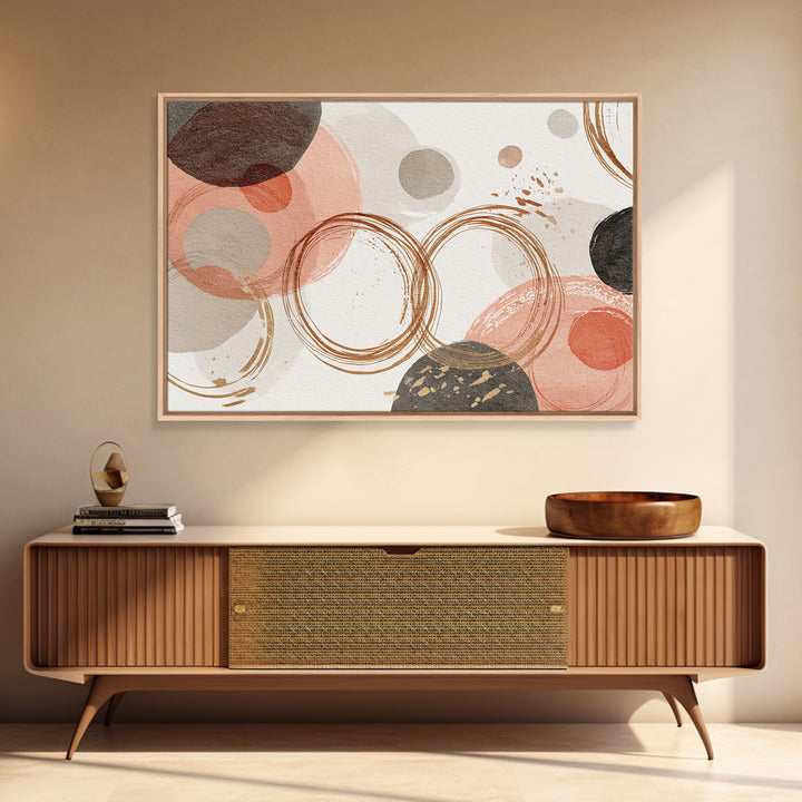 Jump Rope Motion Forming Circular Energy Lines Canvas Print, Gym Art, Framed Canvas, Gym Decor, Abstract Art, Strength, GYM-3x2-33