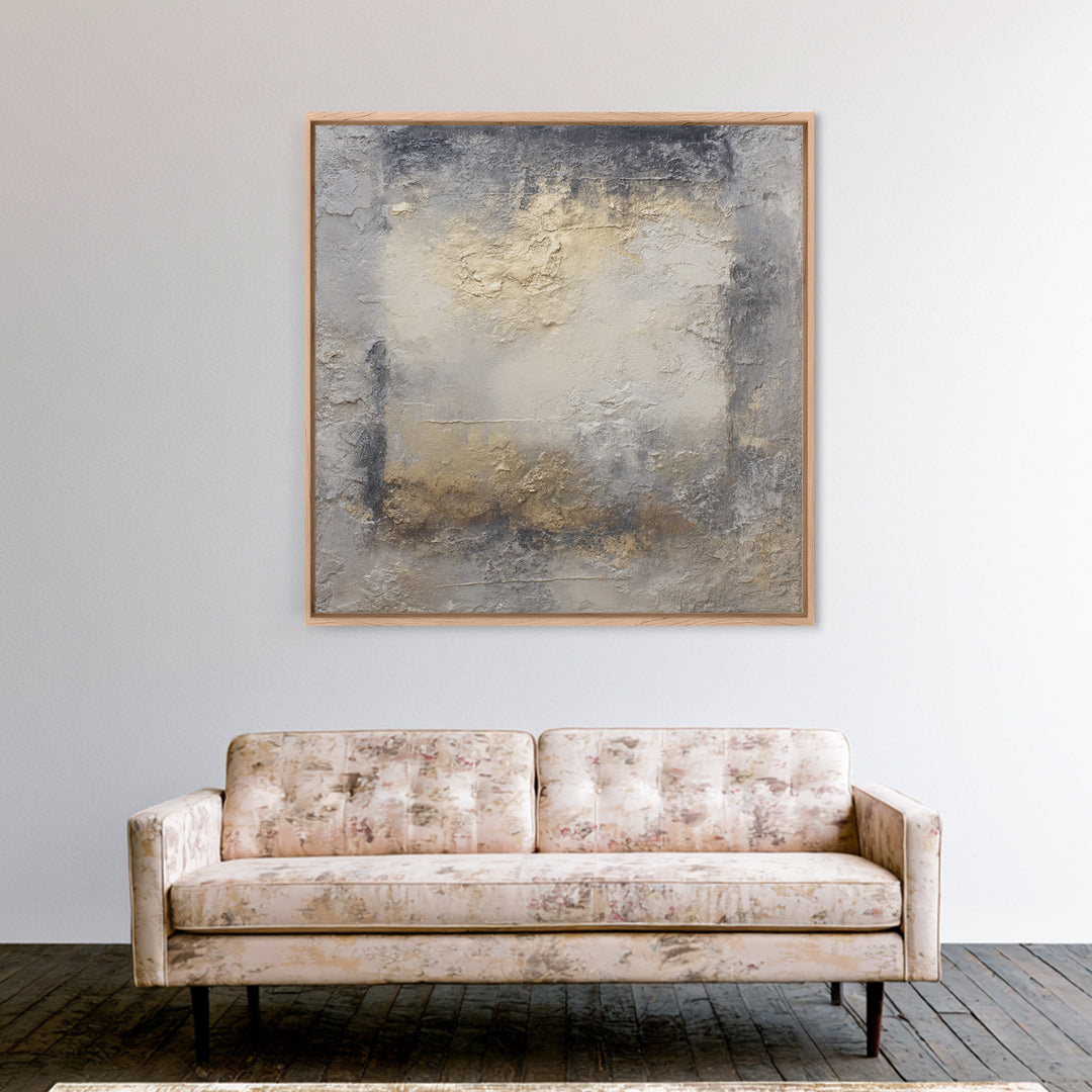 Sophisticated Neutral Abstract Canvas Print, Hotel Art, Room Decor, Hotel Decor, Abstract Art, Boutique, Hazbin Hotel, HOT-1x1-25