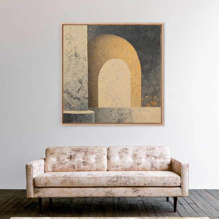 Sophisticated Neutral Abstract Canvas Print, Hotel Art, Room Decor, Hotel Decor, Abstract Art, Boutique, Hazbin Hotel, HOT-1x1-49