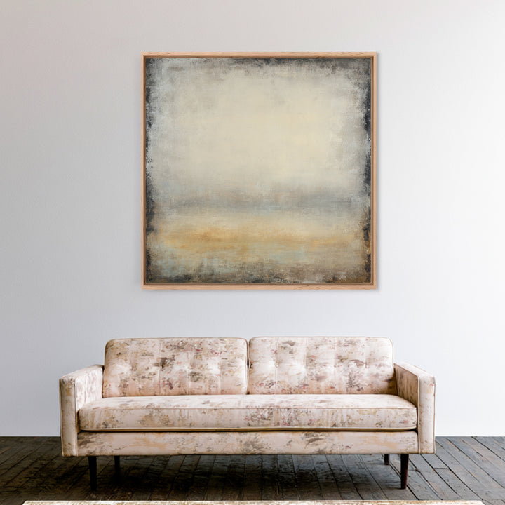 Sophisticated Neutral Abstract Framed Canvas Print, Hotel Art, Home Decor, Hotel Decor, Abstract Art, Boutique, Framed Art, HOT-1x1-73