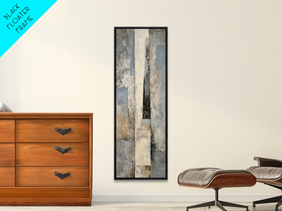 Minimal Sculpture Shapes Framed Canvas Print, Hotel Art, Art, Hotel Decor, Fine Art, Boutique, Printable Art, Living Room Decor, HOT-1x3-24