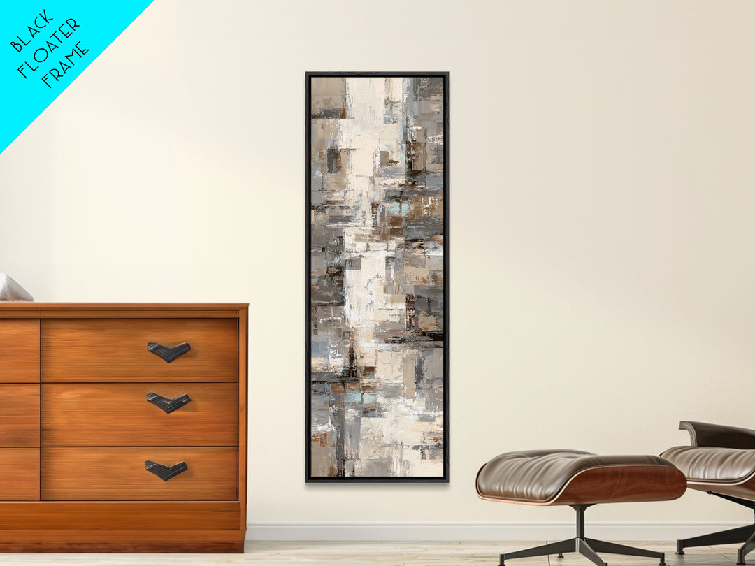 City Map Abstract Lines Without Readable Labels Canvas Print, Hotel Art, Art Deco, Hotel Decor, Boutique, Minimalist Wall Art, HOT-1x3-60