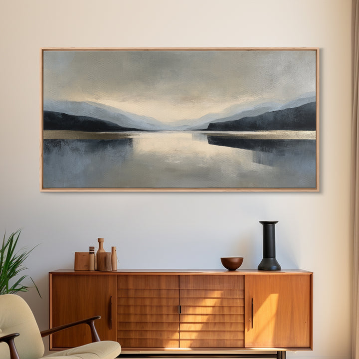 Minimal Sculpture Shapes Canvas Print, Hotel Art, Wall Art, Hotel Decor, Abstract Art, Boutique, Framed Art, Wood Wall Art, HOT-2x1-32