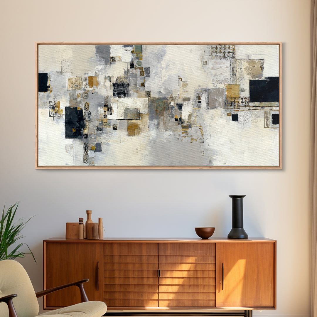Abstract Marble Texture Framed Canvas Print, Hotel Art, Minimalist Wall Art, Hotel Decor, Abstract Art, Boutique, HOT-2x1-87