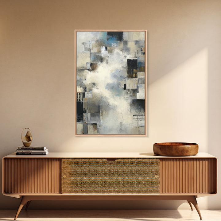Large Cloudscape with Subtle Drama Framed Canvas Print, Hotel Art, Art Print, Hotel Decor, Fine Art, Boutique, Wall Sculpture, HOT-2x3-1