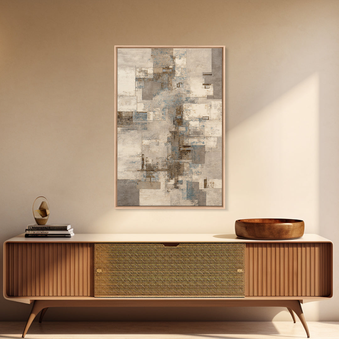 Sophisticated Neutral Abstract Canvas Print, Hotel Art, Coastal Wall Art, Hotel Decor, Fine Art, Boutique, Fine Art Print, HOT-2x3-81