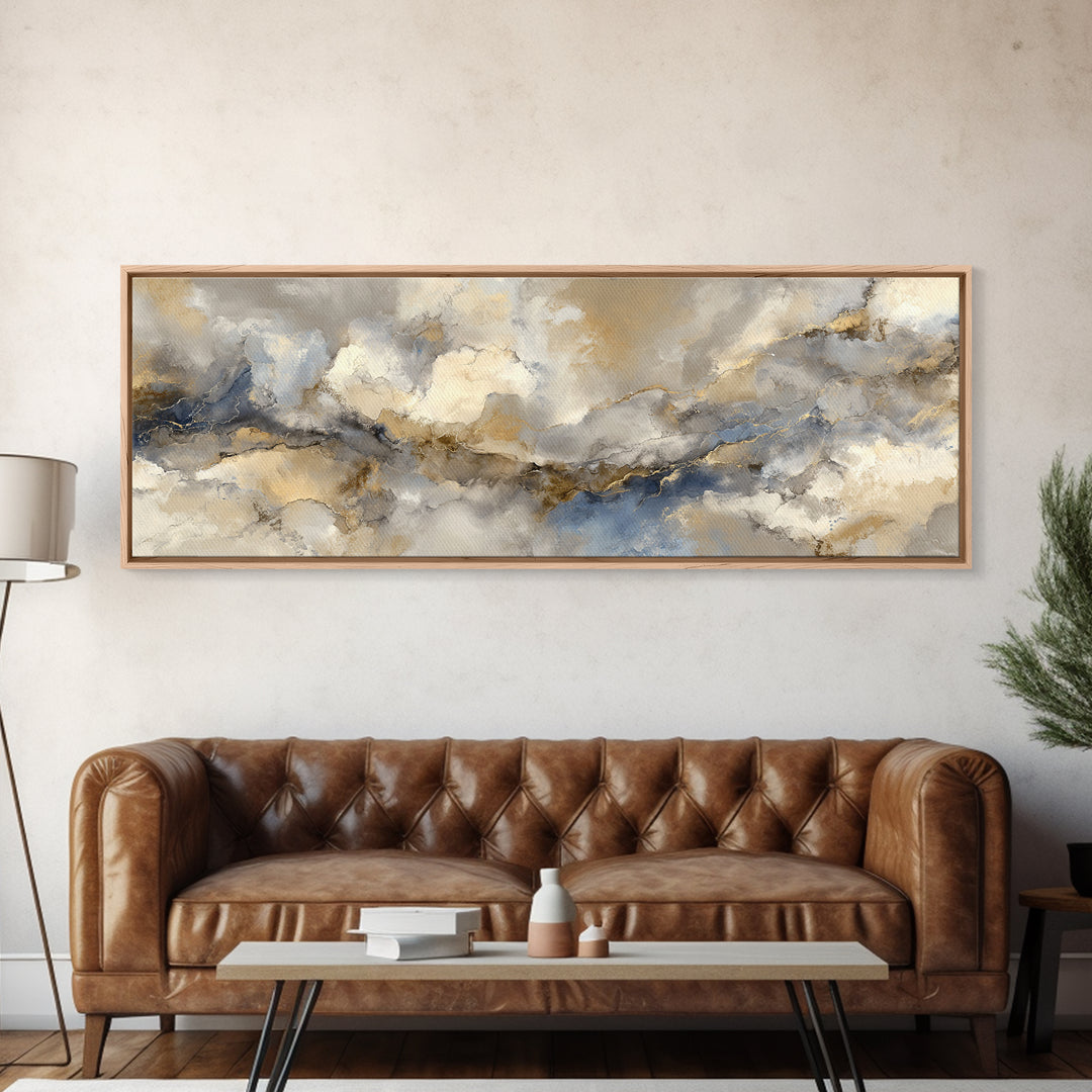 Abstract Marble Texture Canvas Print, Hotel Art, Beach House Decor, Hotel Decor, Abstract Art, Boutique, Contemporary Art, HOT-3x1-11