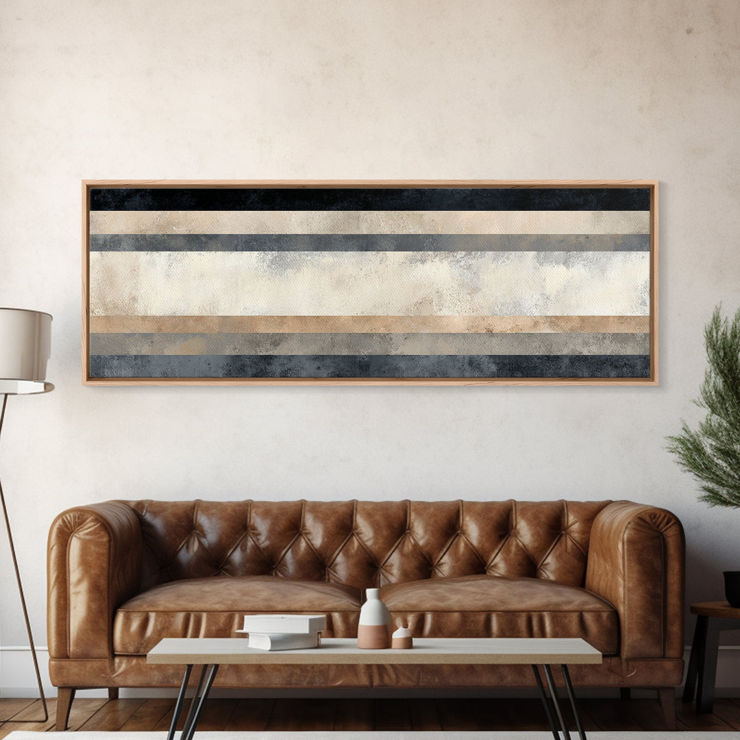 Simple Black Line Figure Framed Canvas Print, Hotel Art, Contemporary Art, Hotel Decor, Fine Art, Boutique, Art Deco, HOT-3x1-63